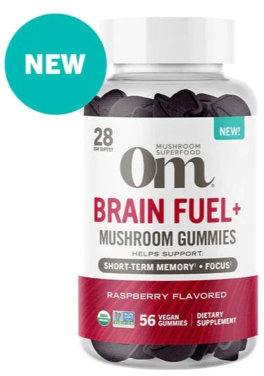 Om Mushroom Brain Fuel Gummies Organic 56ct For Discount