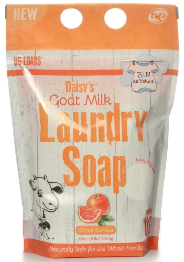 B&N Daisy s Goat Milk Laundry Soap Citrus Sunrise 96 load Discount