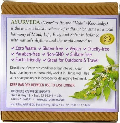 Auromere Conditioner Bar with Neem 2.12oz Fashion