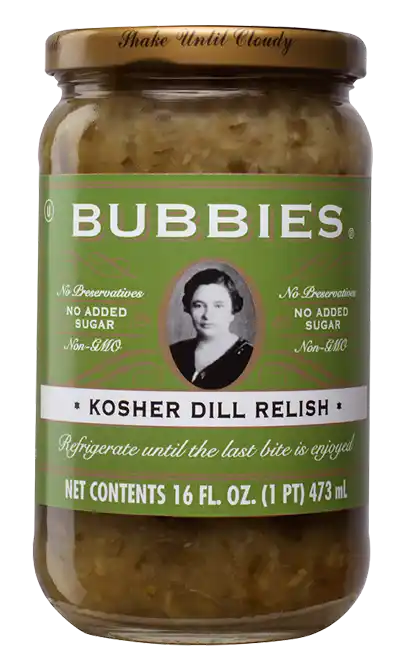 Bubbies Kosher Dill Pickle Relish 16oz Hot on Sale