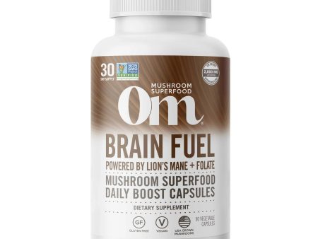 Om Mushroom Brain Fuel Veg Capsules 90ct Online now