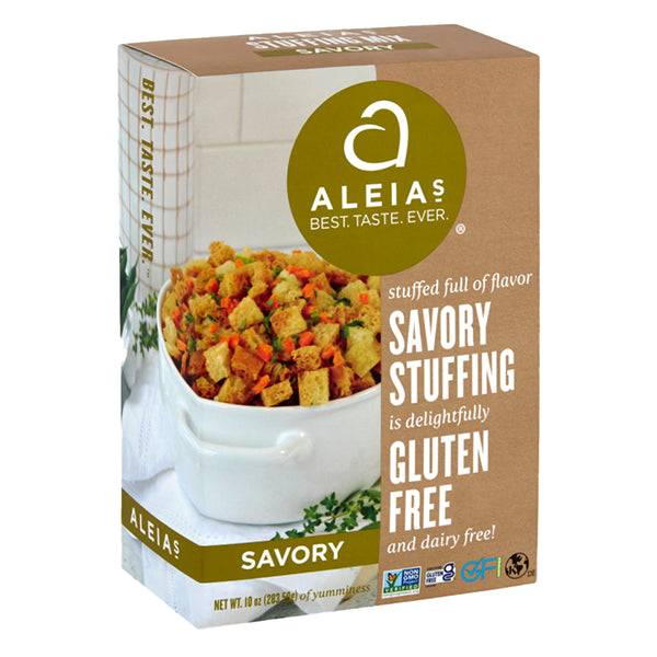 Aleia s Gluten Free Stuffing Savory 10oz Fashion