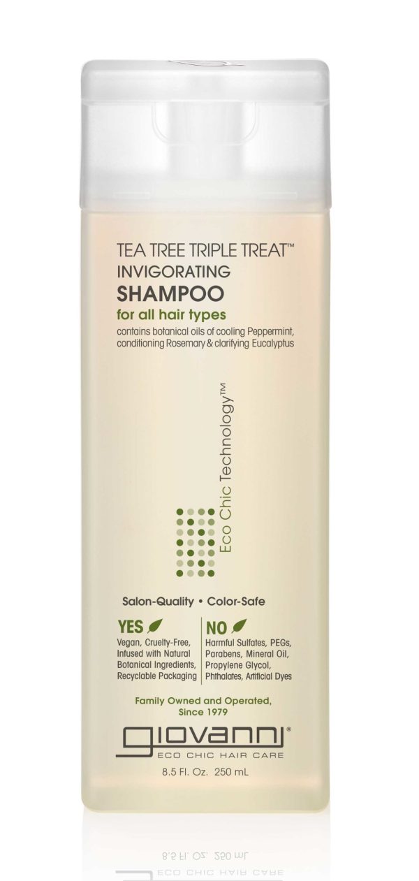 Giovanni Tea Tree Triple Treat™ Invigorating Shampoo 8.5oz Fashion