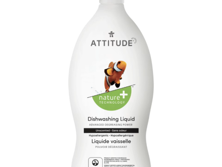 Attitude Unscented Dishwashing Liquid 23.7oz Cheap