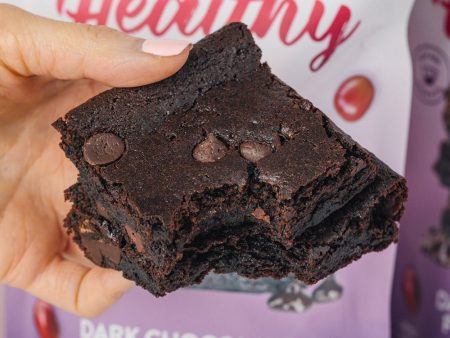 Bake Me Healthy Dark Chocolate Fudgy Brownie Plant-Based Baking Mix Case - 6 Bags by Farm2Me on Sale