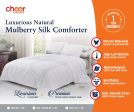 Cheer Collection 100% Mulberry Silk Comforter | Ultra High End Luxury Comforter and Duvet for All Seasons by Cheer Collection Sale