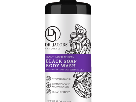 Black Soap Lavender & Sage by Dr. Jacobs Naturals Online Hot Sale