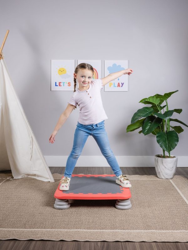 Mini Square Trampoline for Kids by Bintiva Online now