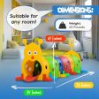 Climb and Crawl Caterpillar Tunnel Play Structure by Bintiva Online