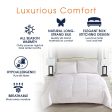 Cheer Collection Luxury Silk Comforter | 50% Natural Silk 50% Down Alternative Hypoallergenic Comforter and Duvet for All Seasons by Cheer Collection Online