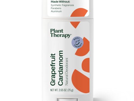 Grapefruit Cardamom Natural Deodorant by Plant Therapy Hot on Sale