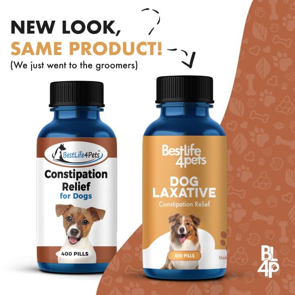 Natural Dog Laxative & Constipation Treatment by BestLife4Pets Online