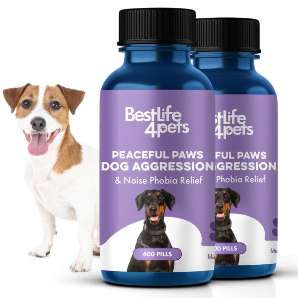 Peaceful Paws Dog Aggression Management and Noise Phobia Remedy by BestLife4Pets Discount