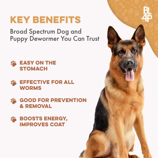 Broad Spectrum De-wormer for All Dogs by BestLife4Pets For Discount