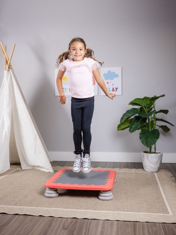 Mini Square Trampoline for Kids by Bintiva Online now