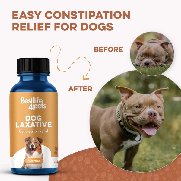 Natural Dog Laxative & Constipation Treatment by BestLife4Pets Online