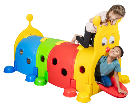 Climb and Crawl Caterpillar Tunnel Play Structure by Bintiva Online