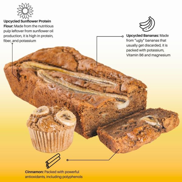 Bake Me Healthy Banana Bread & Muffin Plant-Based Baking Mix Case - 6 Bags by Farm2Me Online Sale