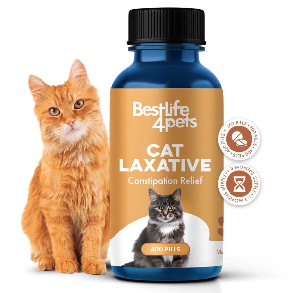 Natural Cat Laxative & Constipation Treatment by BestLife4Pets Discount