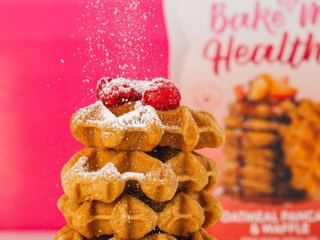 Bake Me Healthy Oatmeal Pancake & Waffle Plant-Based Baking Mix Case - 6 Bags by Farm2Me Cheap