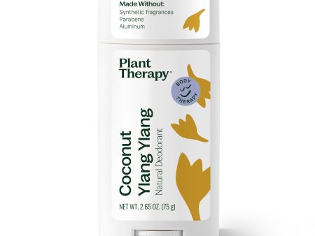 Coconut Ylang Ylang Natural Deodorant by Plant Therapy For Sale