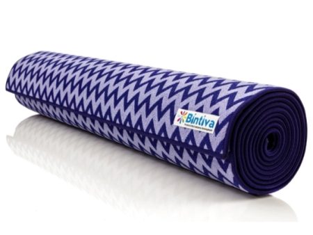 Bintiva Chevron Style Yoga Towel Hybrid Mat by Bintiva Fashion