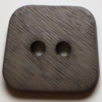 30mm 2-Hole Square Button - brown on Sale