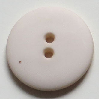 23mm 2-Hole Round Button - white Discount