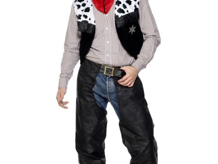 Cowboy Chaps and Vest Set For Sale