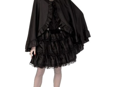 Black Gothic Cape Vampire Halloween Women s Online Sale