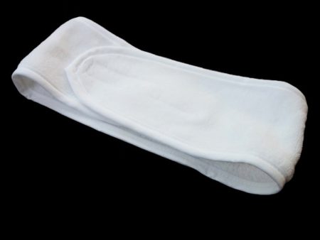 White Spa Velcro Headband For Cheap