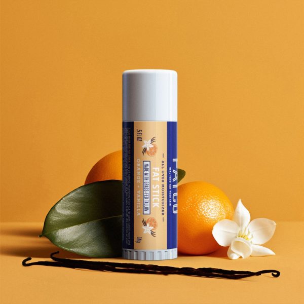 Fat Stick, Orange + Vanilla, 0.5 Oz by FATCO Skincare Products Hot on Sale