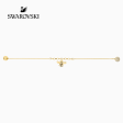 SWAROVSKI - 5380077 -REMIX COLLECTION BEE STRAND, BLACK, GOLD TONE PLATING Online now