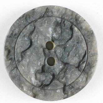 25mm 2-Hole Round Button - gray For Discount