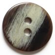 45mm 2-Hole Round Button - brown Sale