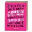 Behind Every Great Woman Card For Cheap