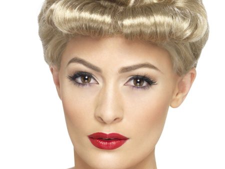 40 s Vintage Wig Blonde Online now