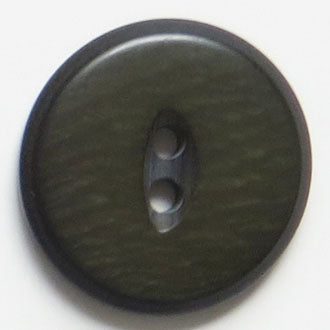 28mm 2-Hole Round Button - dark brown For Discount