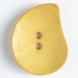 50mm 2-Hole Irregular Button - yellow Supply