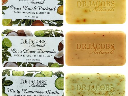 Invigorate Exfoliating Bar Soap Set by Dr. Jacobs Naturals on Sale