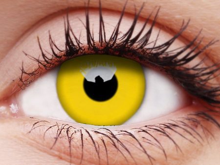 Glow Yellow Contact Lenses Supply