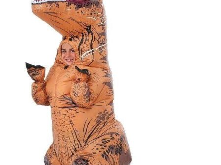 T-Rex Inflatable Kids Costume with Sound on Sale