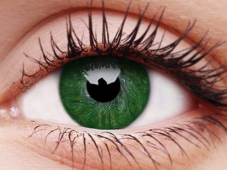 Basic Green Coloured Contact Lenses For Cheap