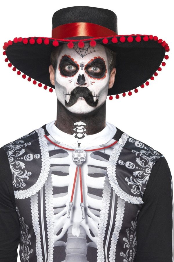 Day of the Dead Senor Bones Temporary Tattoo and Make Up Set Online Sale