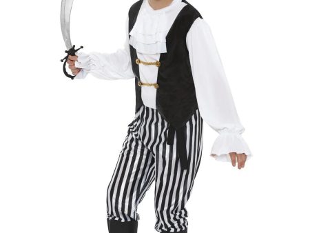 Pirate Captain Boys Costume For Cheap