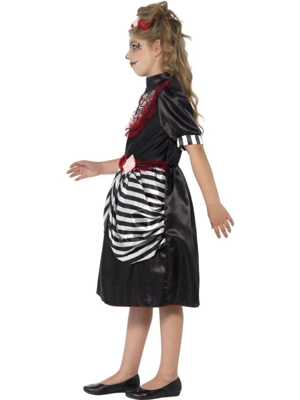 Sugar Skull Girls Mexican Halloween Costume Hot on Sale