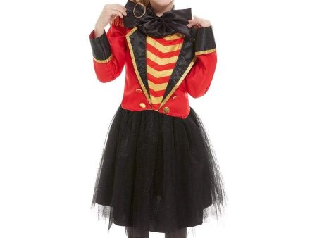 Ringmaster Deluxe Girls Circus Costume For Cheap