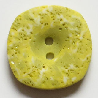 23mm 2-Hole Square Button - yellow Online now