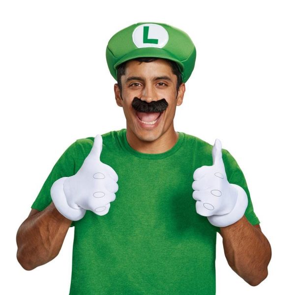 Super Mario Bros Luigi Adult Accessory Kit For Discount