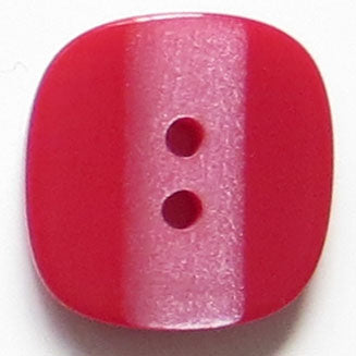 18mm 2-Hole Square Button - red For Discount